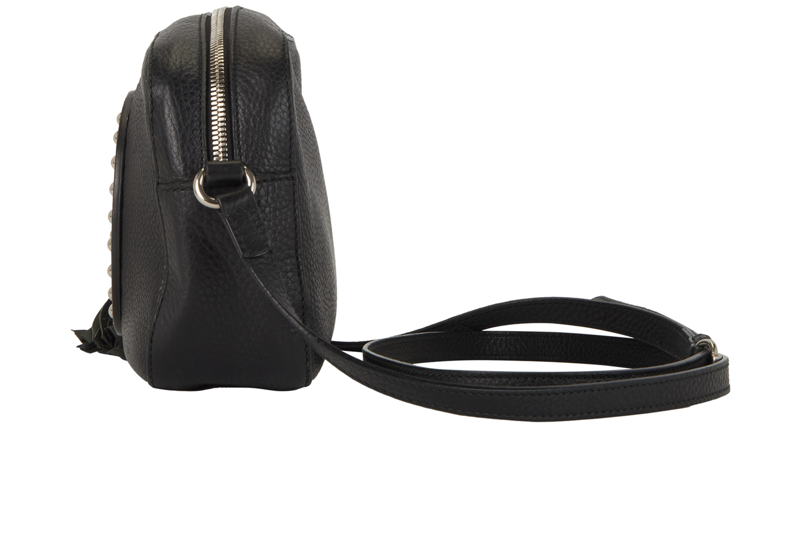 Soho Disco Crossbody, &pound;495, Handbags, Black, Leather, Bottom view